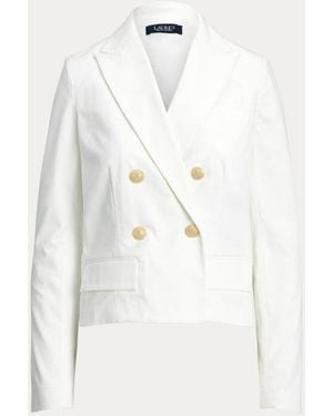 Ralph Lauren Canvas Blazer - Weiß