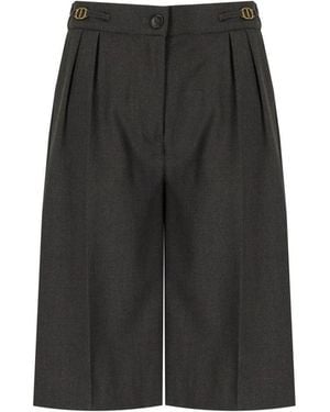 Twinset Anthracite Bermuda Shorts - Black