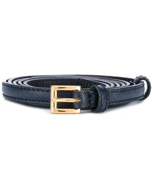 Prada Cinturón Báltico 1cm Saffiano Báltico - Azul
