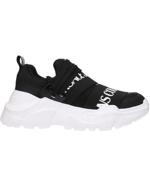 Versace Jeans Couture Trainers Couture Uomo Tessuto Nero - Black