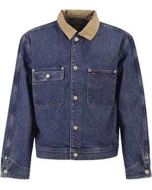 Polo Ralph Lauren Spijkerjack Met Contrasterende Kraag - Blauw