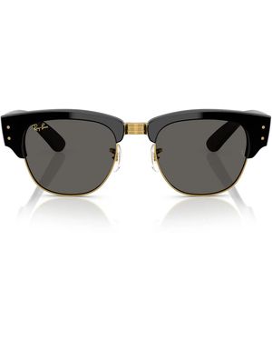 Ray-Ban Sonnenbrille Rb0316 S 6826 J5 Mega Clubmaster X Asap Rocky Schwarz/Schwarz Unisex - Grau