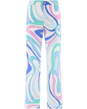Emilio Pucci Marmo -printbroek - Blauw