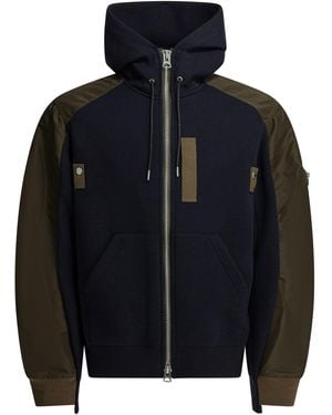 Sacai Multicolour Lightweight Jacket - Blue
