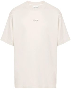 Drole de Monsieur Le T Shirt Slogan Classique - White