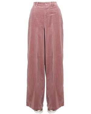 DSquared² High Waisted Wide Leg Pants - Purple