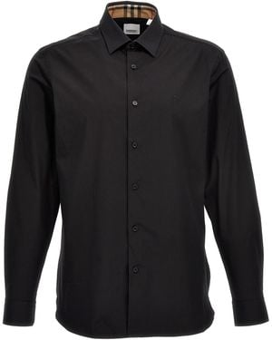 Burberry Momogram Pattern Shirt - Black