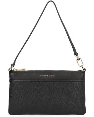 MICHAEL Michael Kors Leather Clutch Bag - Black
