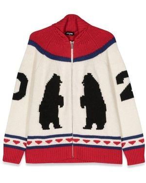 DSquared² Shirt With Zip - Red