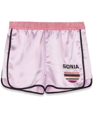 Sonia Rykiel Heart Logo Shorts - Pink