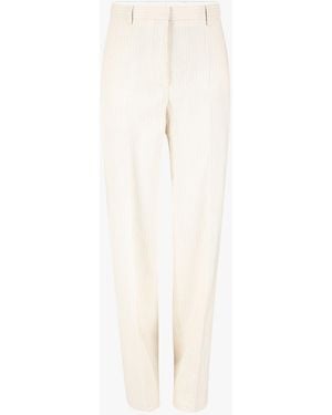 Dries Van Noten Pilar 3360 W.W.Pants Ecr - White