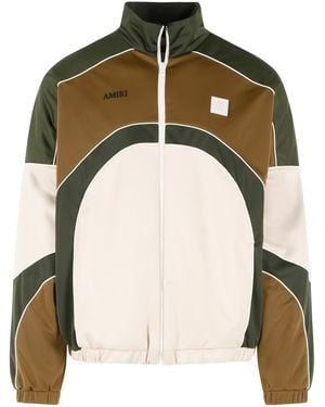 Amiri 'Track' Polyester And Cotton Jacket - Green