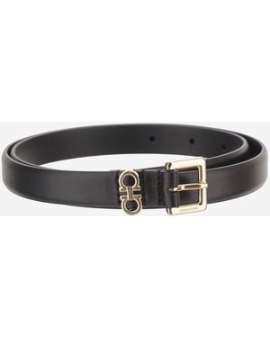 Ferragamo Ledergürtel - Schwarz