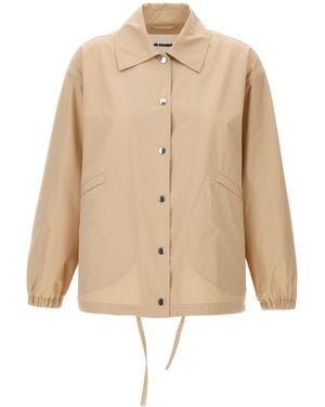 Jil Sander Logo Jas - Naturel