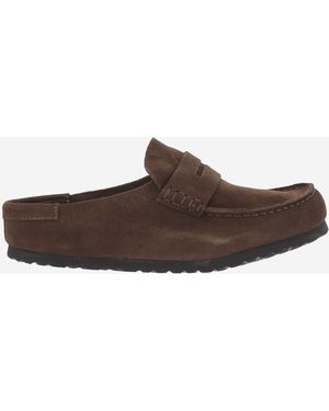 Birkenstock Naples Suede Loafers - Brown