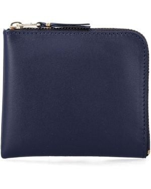 Comme des Garçons Mini Zip Wallet - Blue