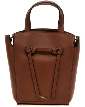 Mulberry Clovelly Mini Borse A Mano Marrone-Donna