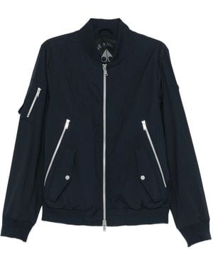 Moose Knuckles Courville Bomber Crinkle - Blue