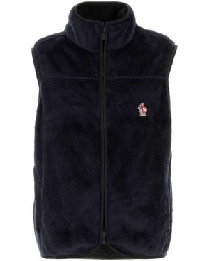 Moncler Technical Stretch Vest For - Blue