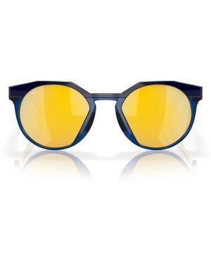 Oakley Zonnebril Oo9242 924211 Hstn Transparant Marineblauw/prizm 24k Unisex Gepolariseerd - Bruin