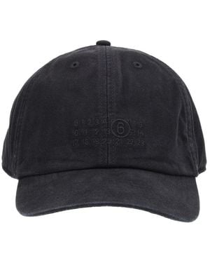 MM6 by Maison Margiela Cotton Canvas Hat - Blue