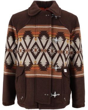 Fay 4 Ganci Jacquard Desertcode-Archiv - Braun