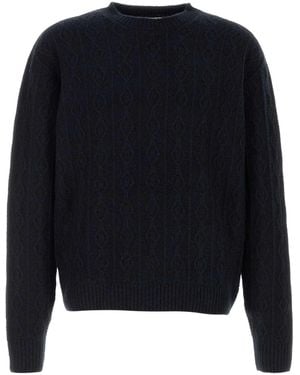 The Row Midnight Cashmere Nanni Jumper - Blue