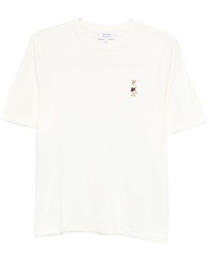 Maison Kitsuné Dressed Fox Cotton T-Shirt - White