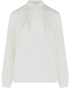 Max Mara 'Leccio' Silk Shirt - White