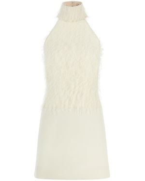 Courreges Courreves Fils Coupés Kleid einfügen - Weiß