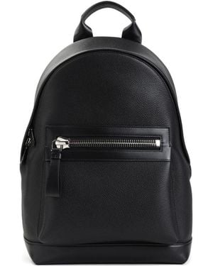 Tom Ford Leather Backpack - Black