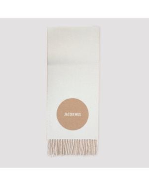 Jacquemus L`echarpe Rond Carre Scarf - Weiß