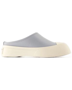Marni Turnschuhe Lederblau - Weiß
