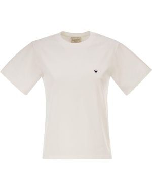Weekend by Maxmara Wkdvenaco camiseta de punto recto - Blanco