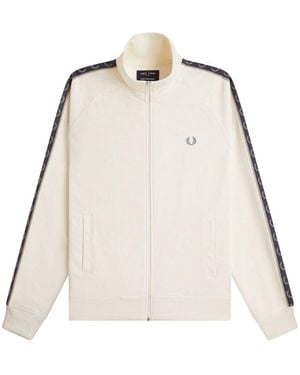 Fred Perry Mini? Sweatshirt Tracksuit With Logo E Zip - Natural
