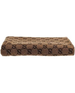 Gucci 'Patrick' Beach Towel - Brown