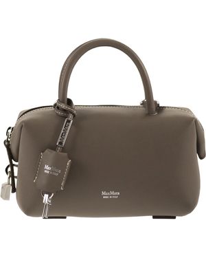 Max Mara Holdalls Kleine Tas Van Natuurlijk Leer - Bruin