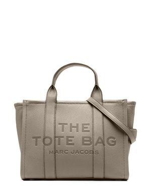 Marc Jacobs De Draagtas Medium Lederen Tote - Grijs