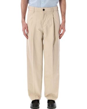 Obey Dean Pleated Pants - Natural