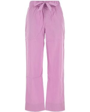 Tekla Dark Cotton Pyjamas Pant - Pink