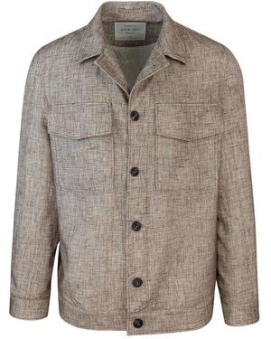 L.B.M. 1911 Overshirt beige non trattata - Gris
