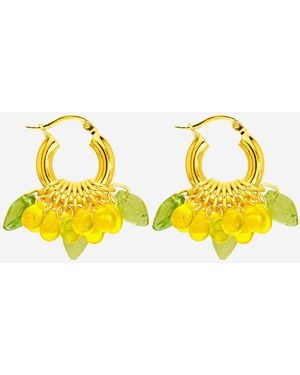 Annele Mini Baby Buttercup Earrings - Yellow