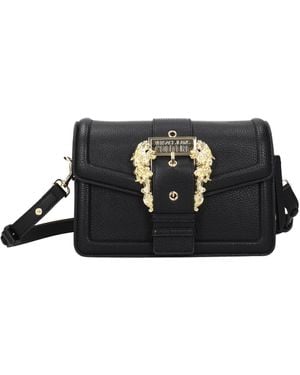 Versace Jeans Couture Borse A Spalla Couture Donna Poliuretano Nero - Black