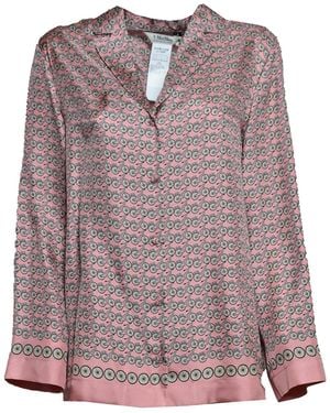 Max Mara Zeitlose Max Mara-Hemden - Lila