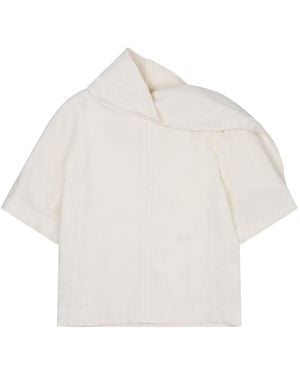 Bottega Veneta Wool Fabric Mini Top For Fw25 - White