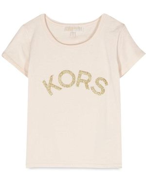Michael Kors T-Shirt Logo - Natural