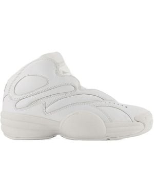 Alexander Wang Aw Hoop Sneakers Leather White - Grijs