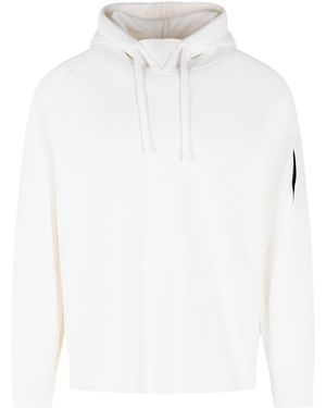 C.P. Company Weißer Pullover aus Wollmischung
