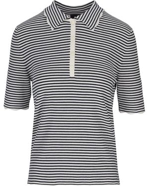 Paul Smith Damen gestricktes SS-Polo - Blau