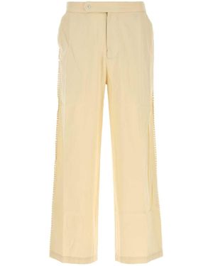 BAZISZT Cotton Corniche Pant - Natural